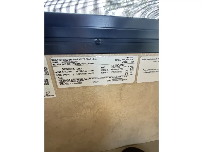 2014 THOR MOTOR COACH A.C.E. 30.1