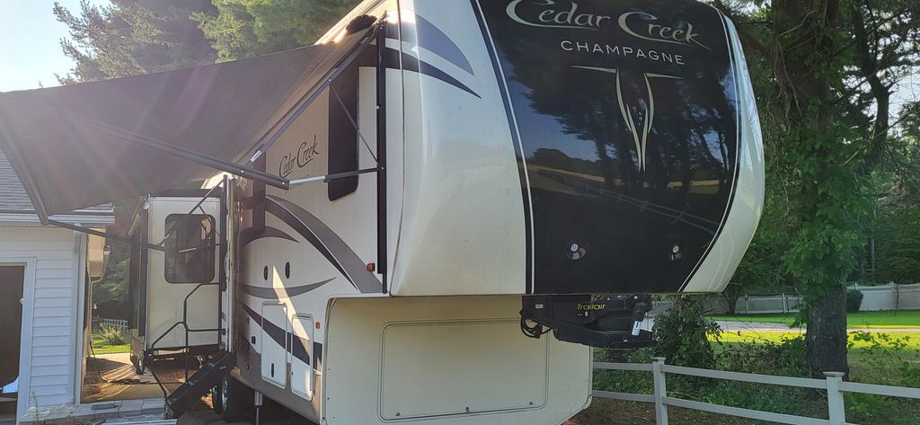 2017 Forest River Cedar Creek Champagne 38EL in hatfield MA