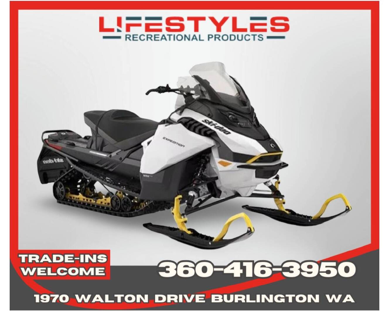 A photo of this 2025 Ski-Doo Expedition Electric Rotax E-Power ES Cobra 1.6 w/ 10.2