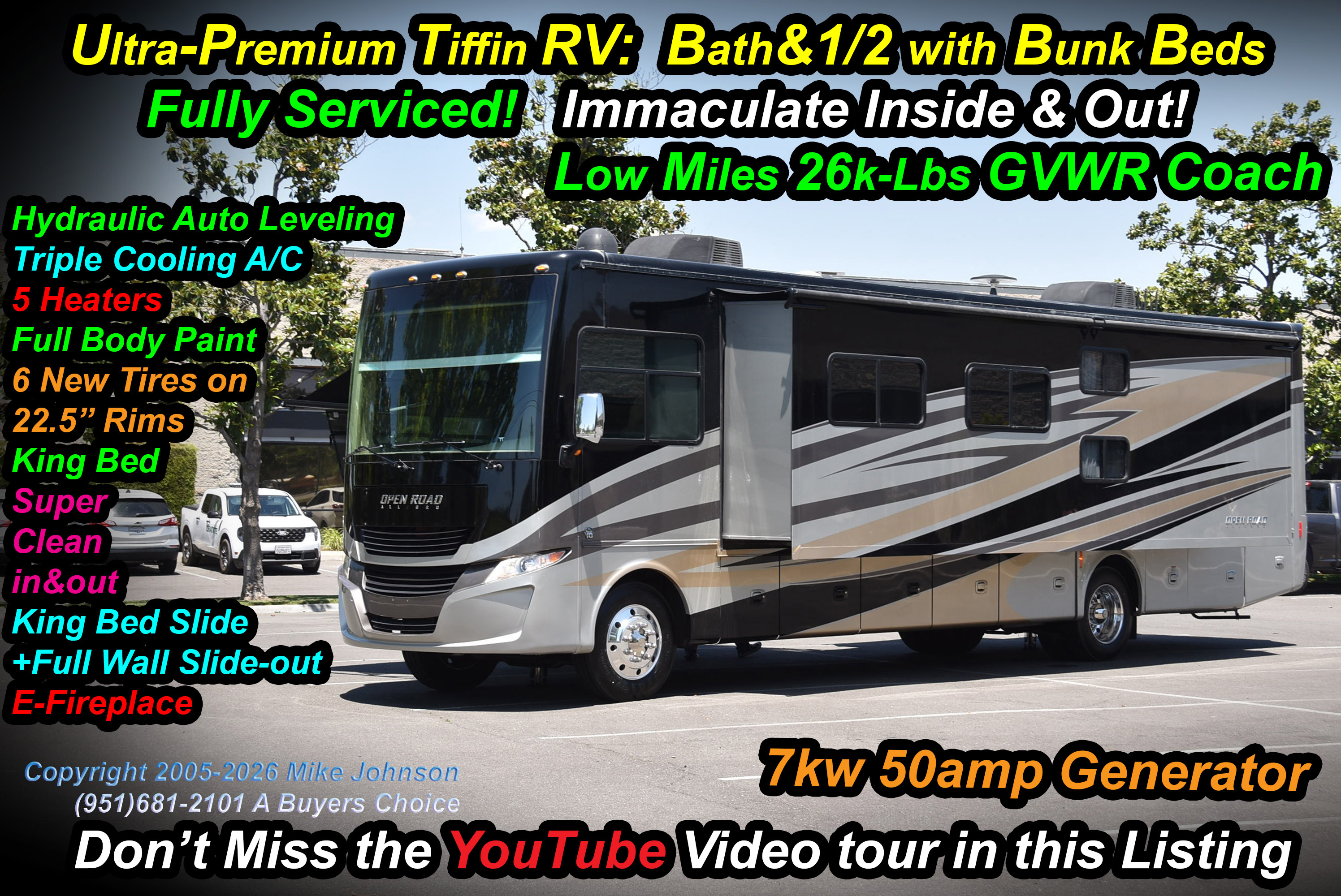 2020 Tiffin Motorhomes ALLEGRO OPEN ROAD 36UA RV