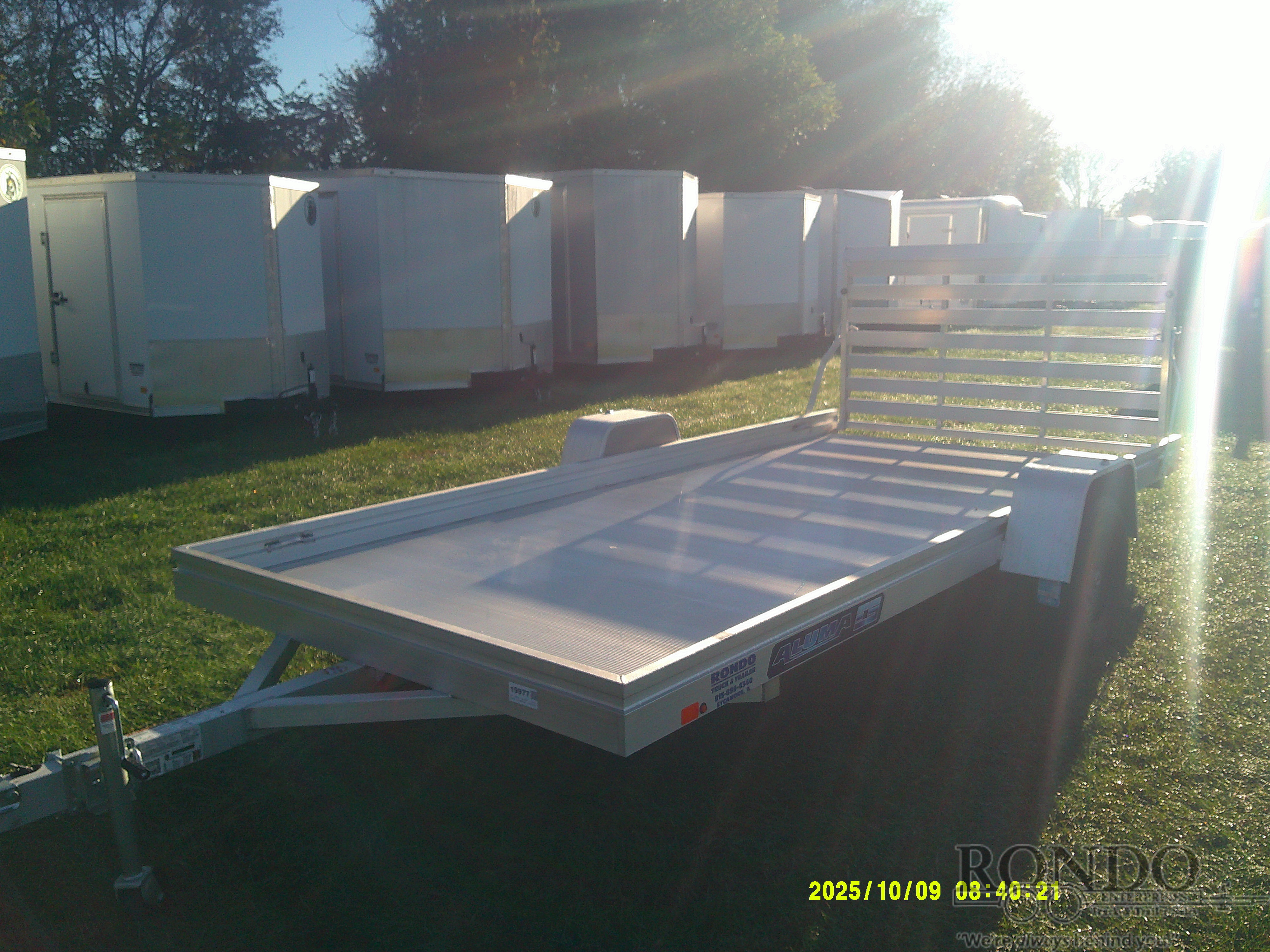 2026 Aluma Aluminum Single Axle Utility 7814ESA-S-TG in Sycamore, IL