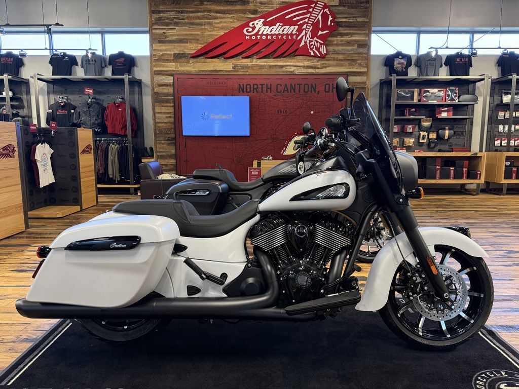 2026 Indian Motorcycle® Springfield ® Dark Horse® Ghost White Metallic Smoke DARK HORSE in North Canton, OH