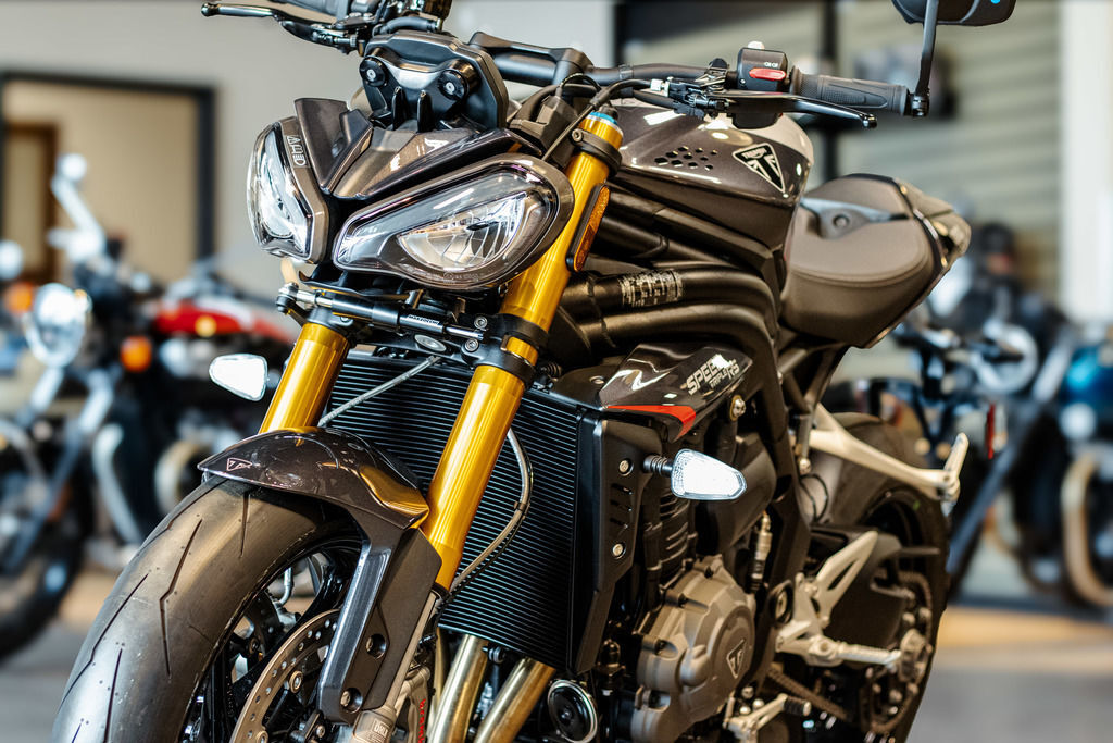 2026 Triumph Speed Triple 1200 RS Granite/Diablo Red 1200 RR BREITLING LIMITED EDITION in Meridian, ID