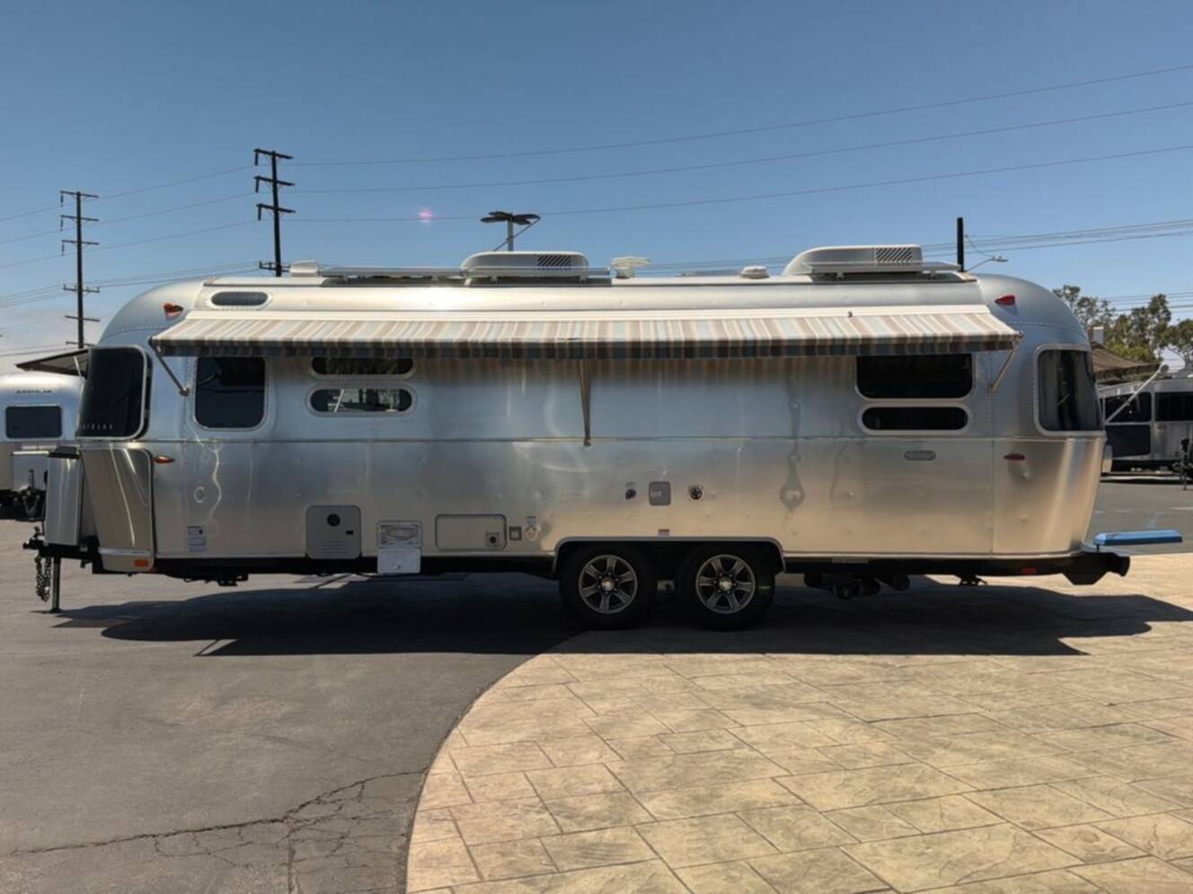 A photo of this 2023 Airstream Pottery Barn® 28RB Queen
