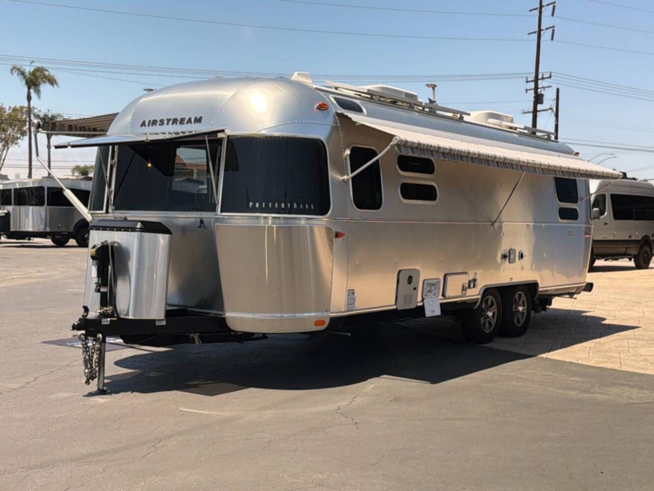 A photo of this 2023 Airstream Pottery Barn® 28RB Queen