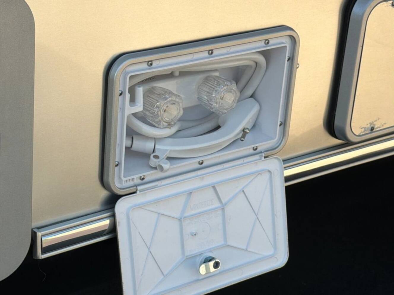 A photo of this 2023 Airstream Pottery Barn® 28RB Queen