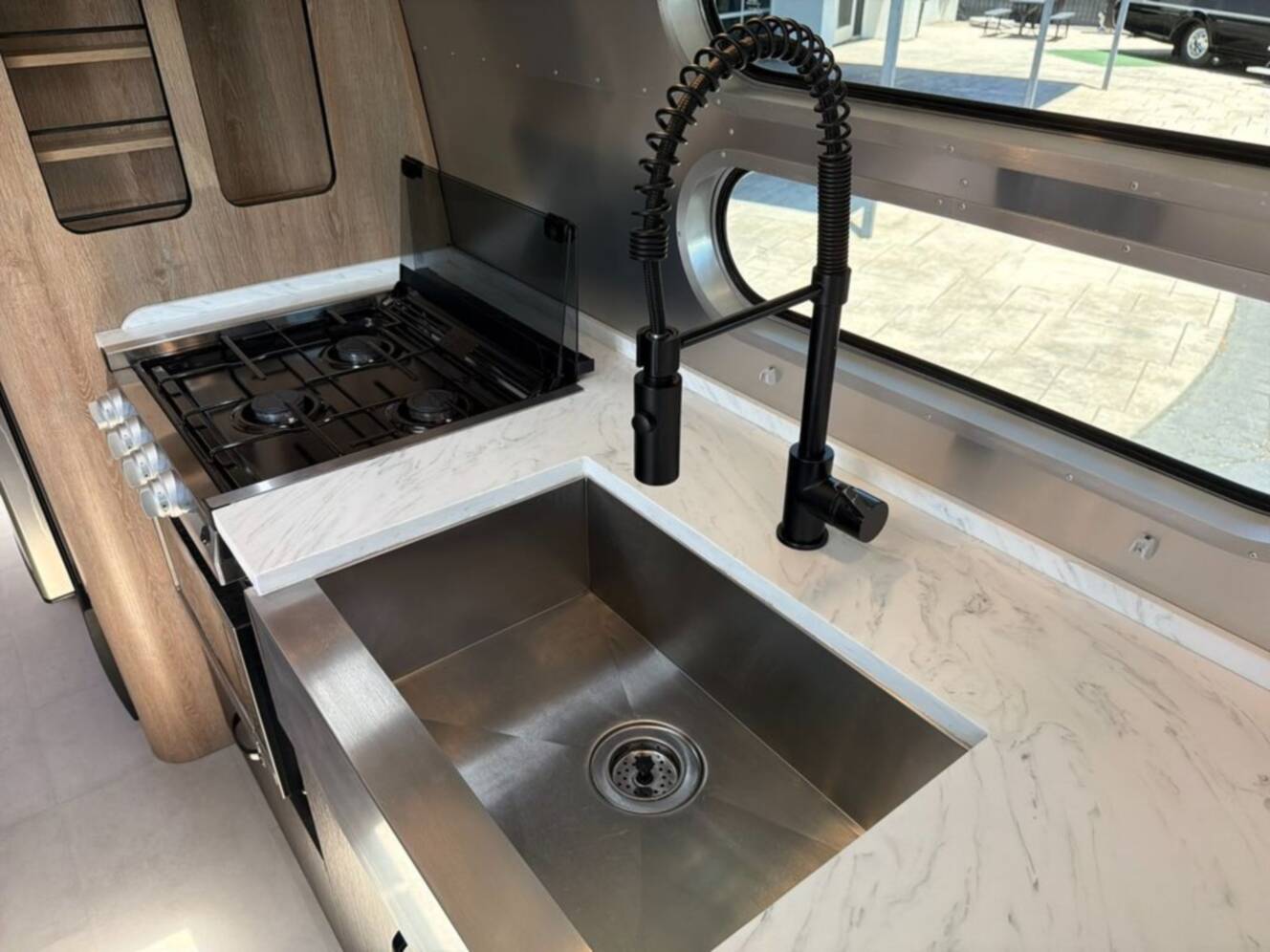 A photo of this 2023 Airstream Pottery Barn® 28RB Queen