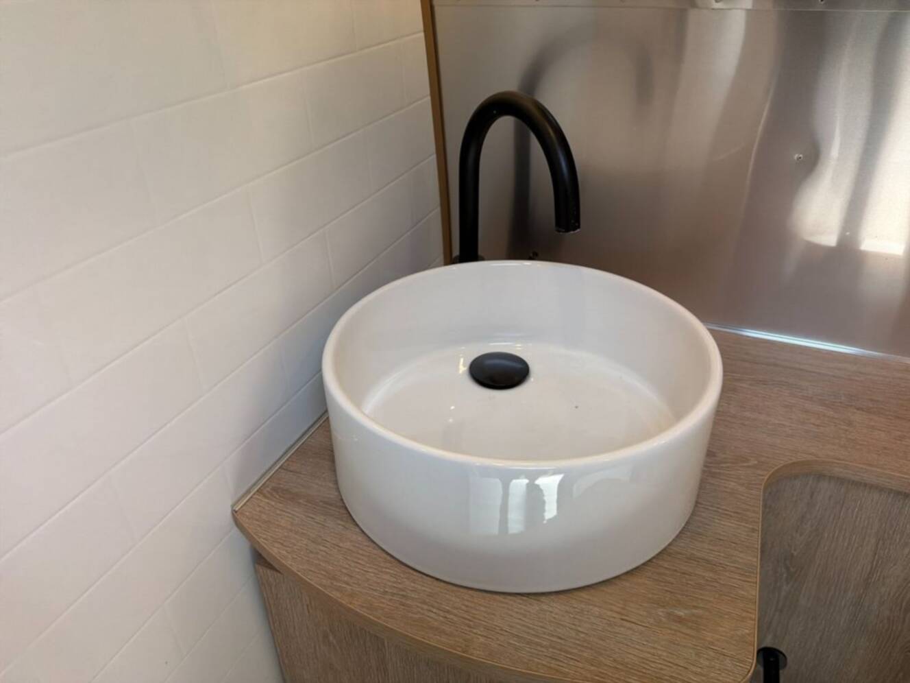 A photo of this 2023 Airstream Pottery Barn® 28RB Queen