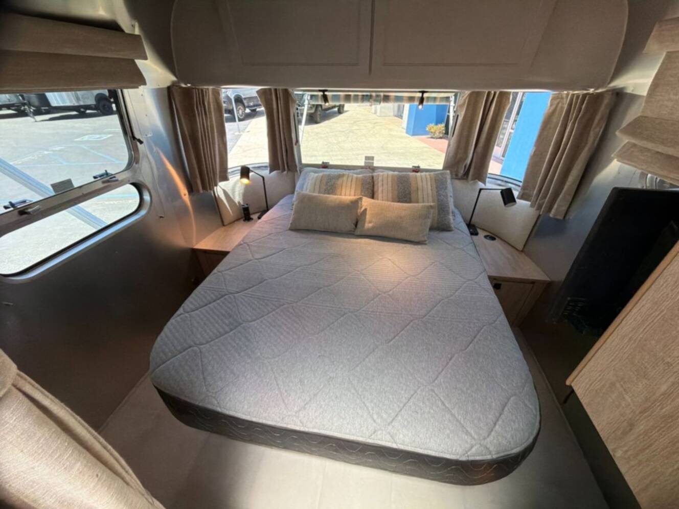 A photo of this 2023 Airstream Pottery Barn® 28RB Queen
