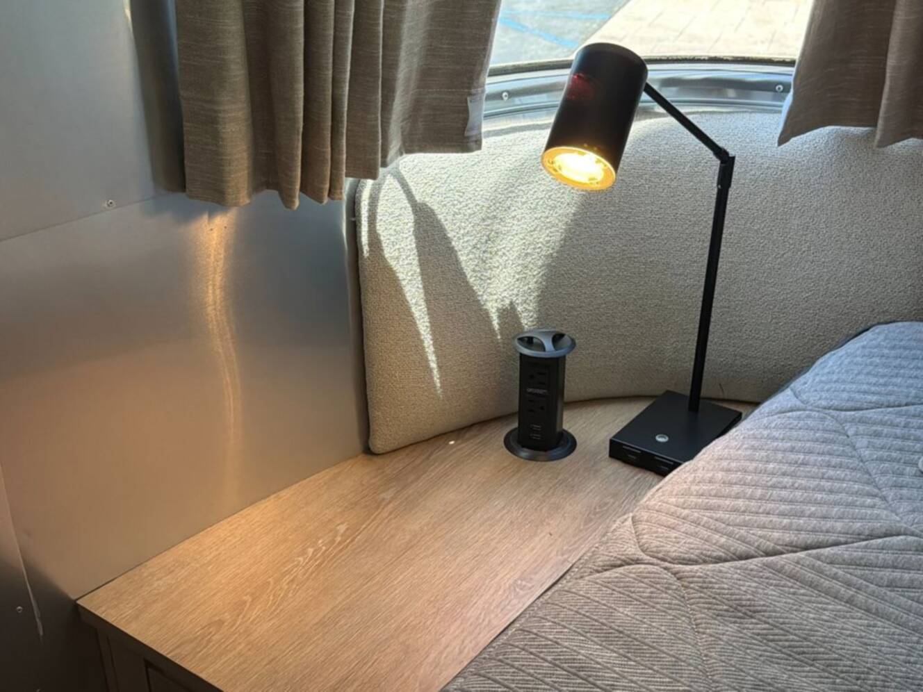 A photo of this 2023 Airstream Pottery Barn® 28RB Queen