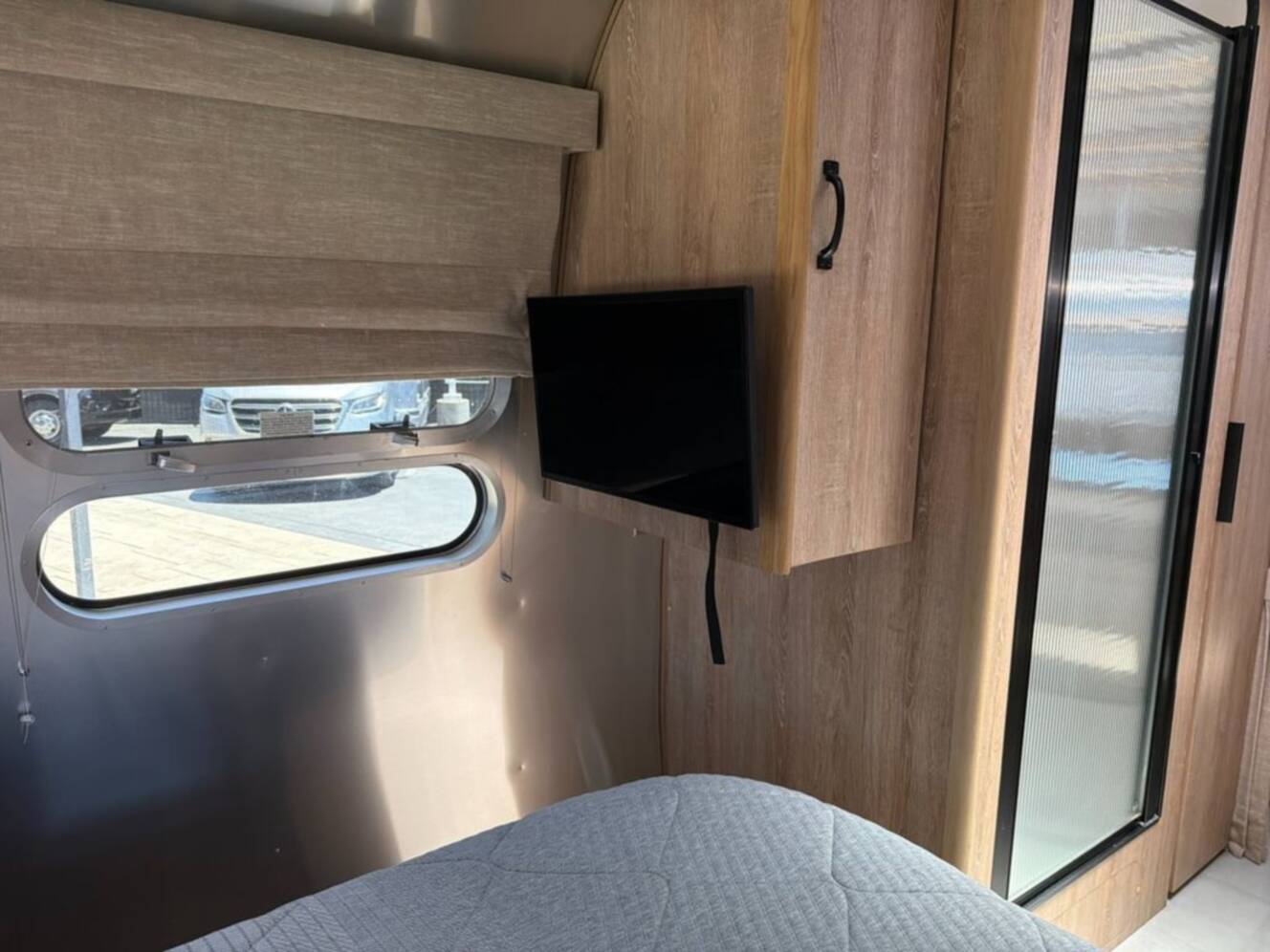 A photo of this 2023 Airstream Pottery Barn® 28RB Queen