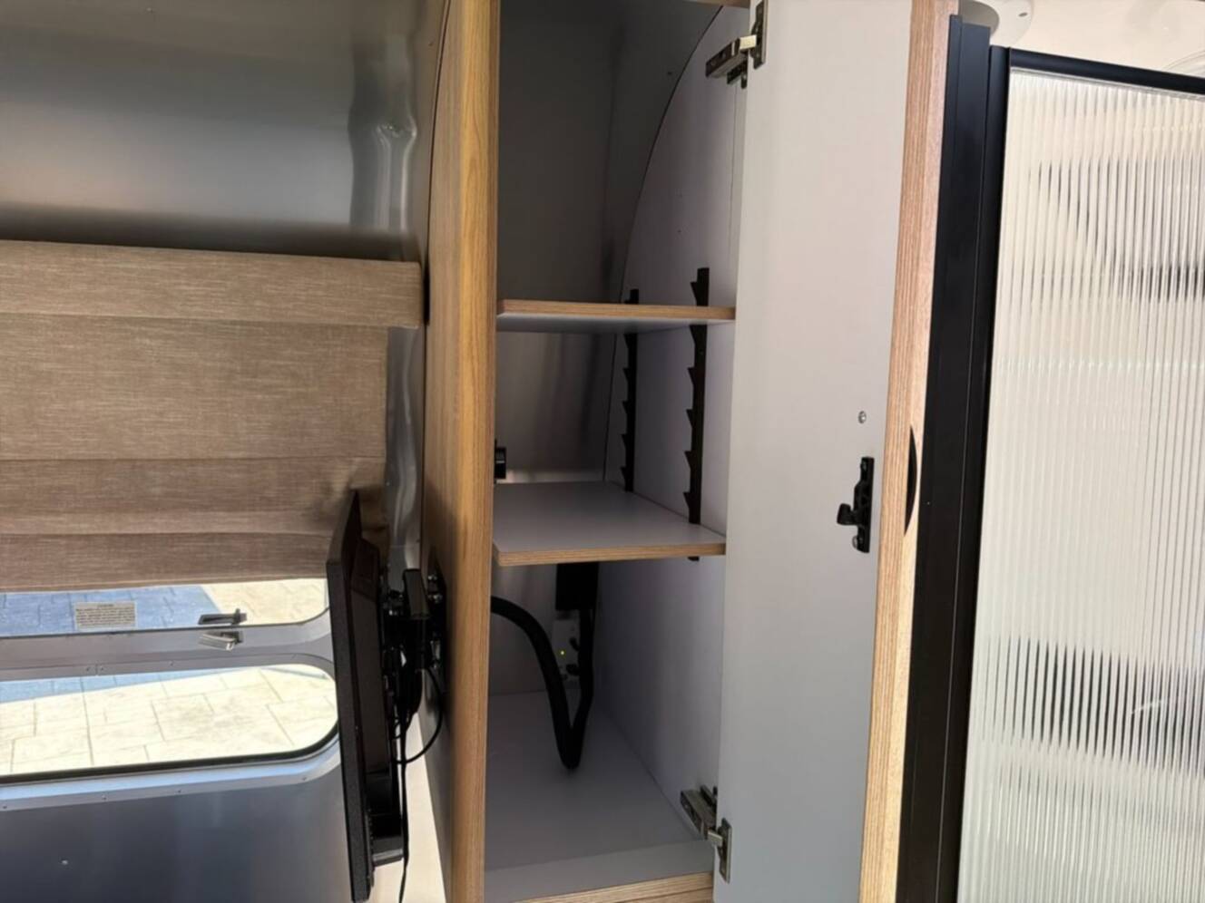 A photo of this 2023 Airstream Pottery Barn® 28RB Queen