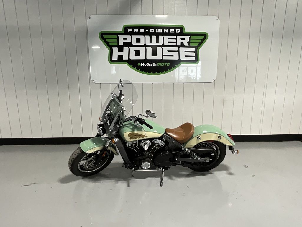 2019 Indian Motorcycle® Scout® ABS Willow Green / Ivory Cream ABS in Cedar Rapids, IA