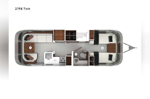 2026 Airstream Globetrotter 27FBT 27FB TWIN in knoxville TN