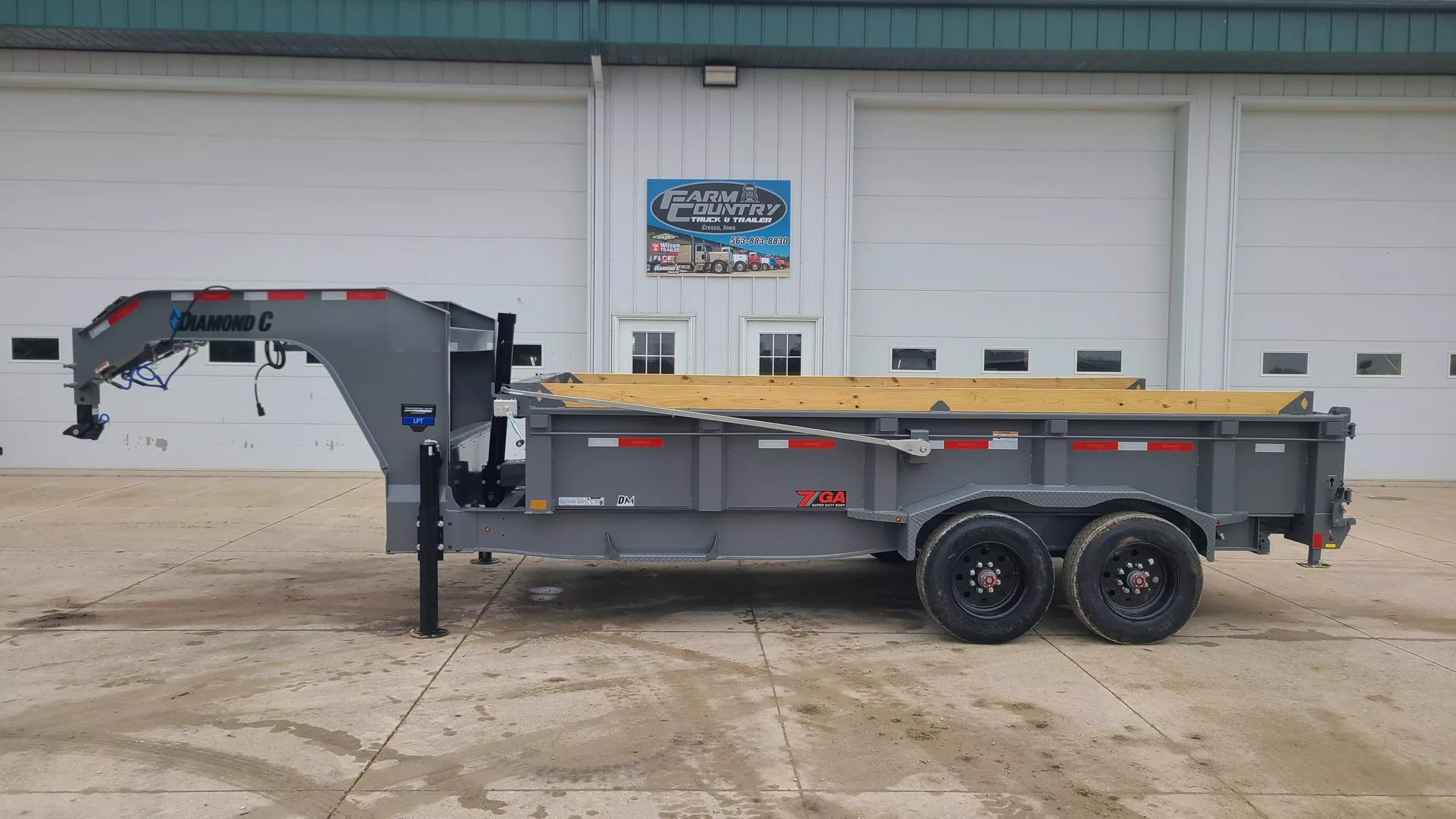2025 Diamond C Trailers LPT210 16FT Dump Trailer in Cresco, IA