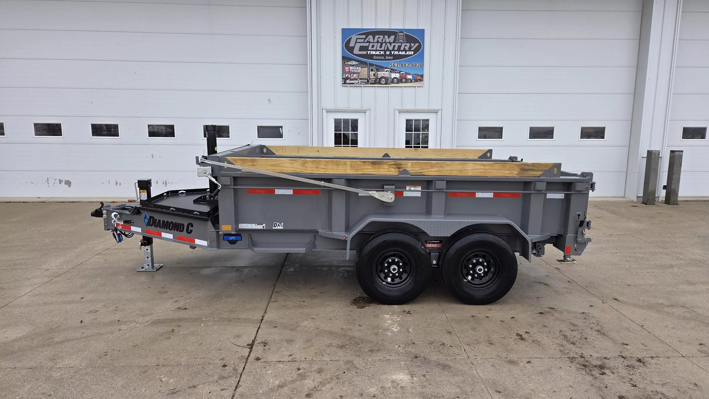 2026 Diamond C Trailers LPT207 12FT Dump Trailer in Cresco, IA
