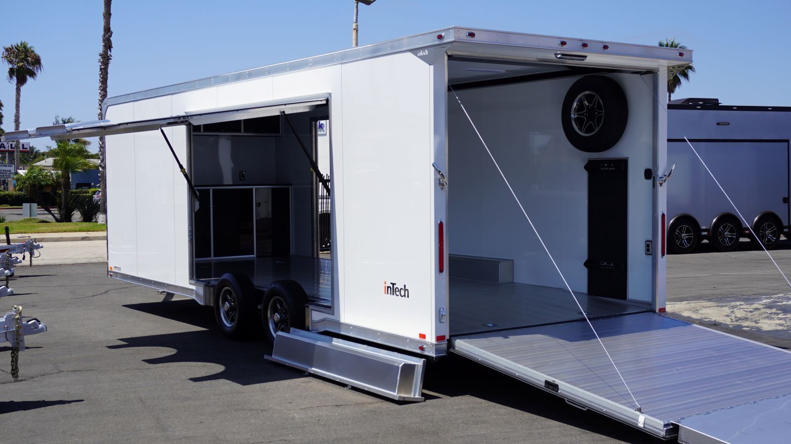 2027 Intech Trailers Lite 24' ALL ALUMINUM CAR HAULER WITH ESCAPE DOOR! in oceanside CA