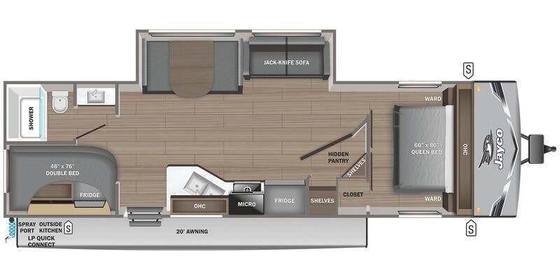 2025 Jayco JAY FLIGHT 263BHS RV