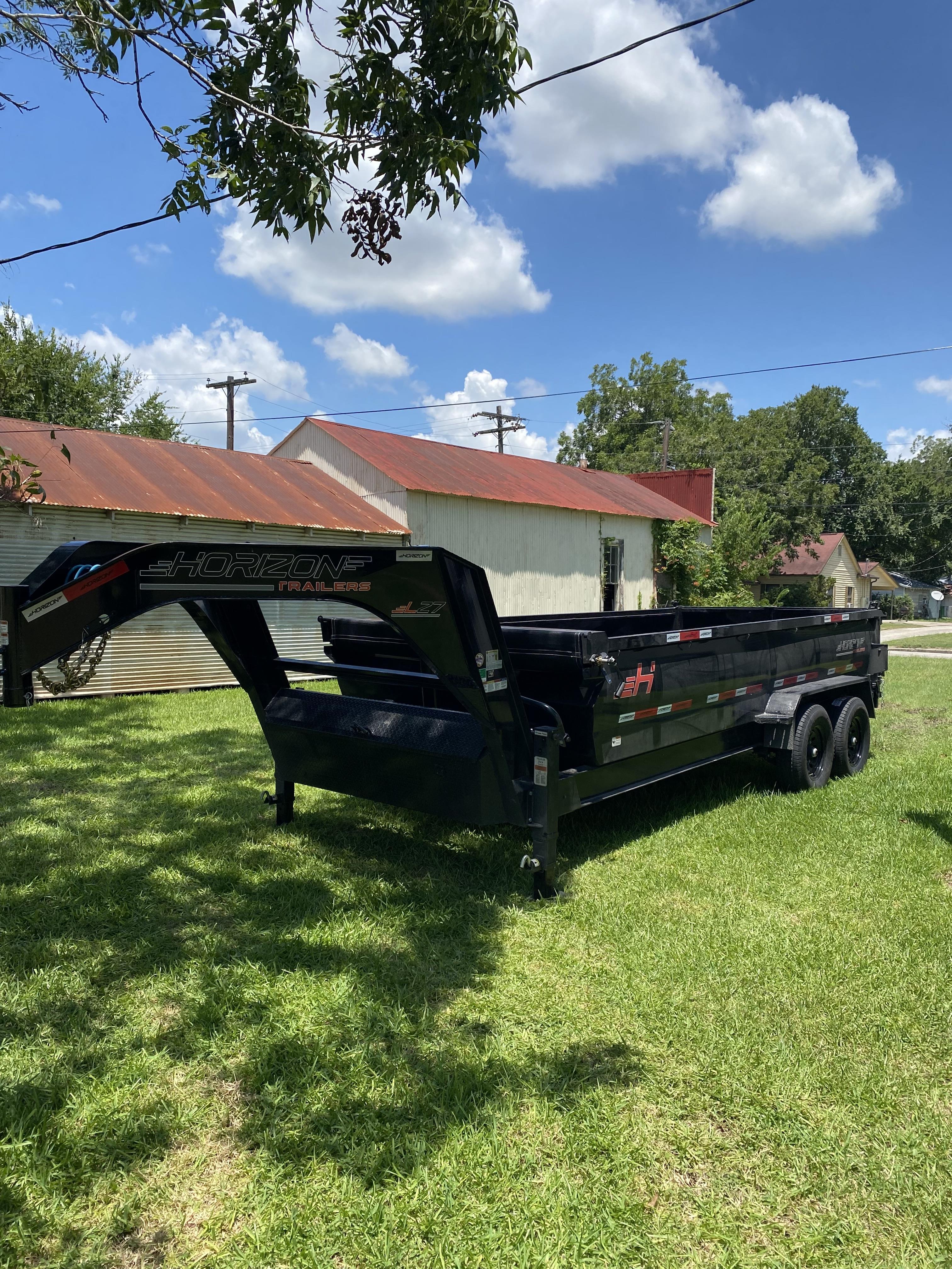 2026 Horizon Trailers 16' X 83" X 24" Gooseneck DUMP TRAILER in Shiner, TX