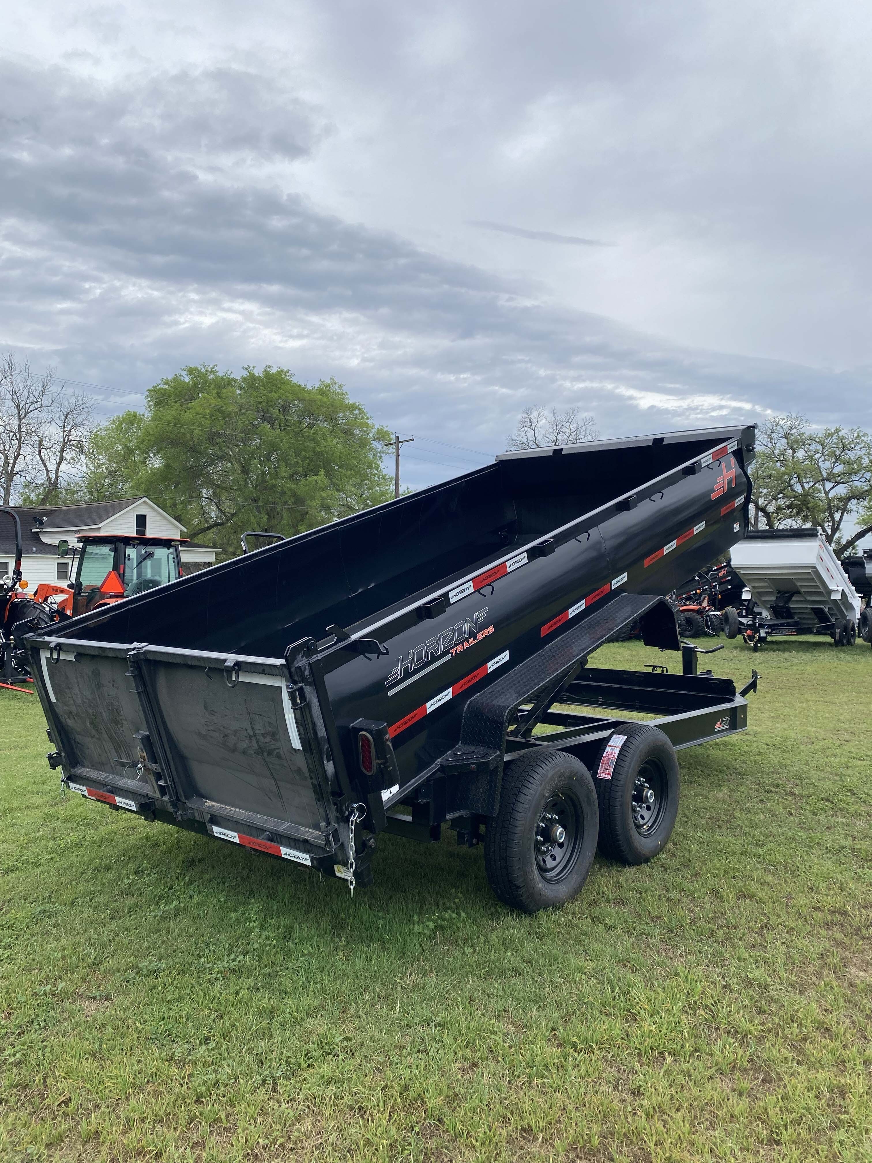 2026 Horizon Trailers LZ7,16'X83",BP,2-7K AXLES,24"SD,BLK in Shiner, TX