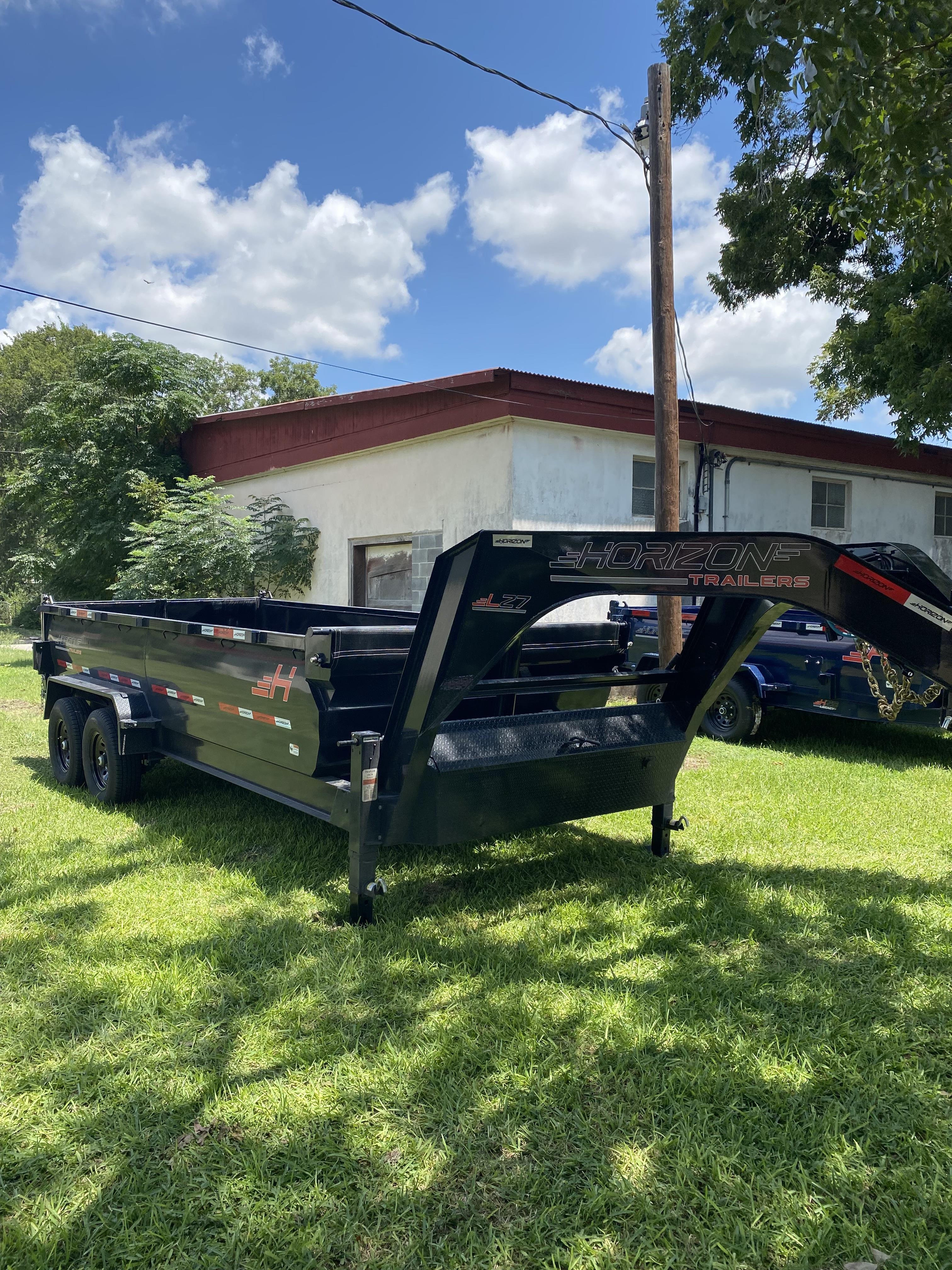 2026 Horizon Trailers LZ7 14' X 83" X 24" GOOSENECK DUMP TRAILER in Shiner, TX