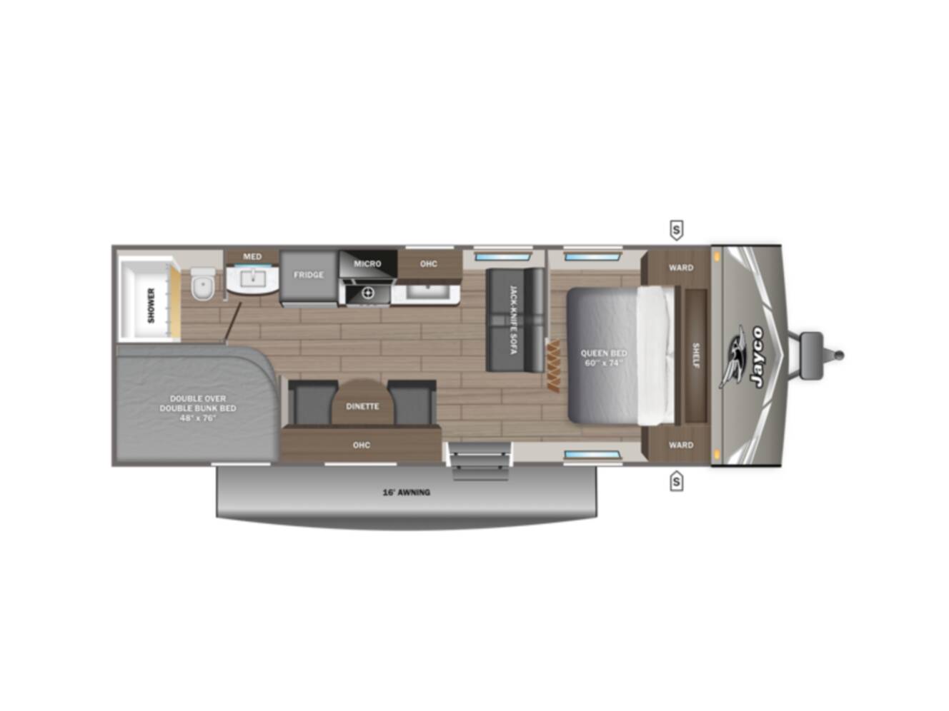 A photo of this 2027 Jayco Jay Flight SLX 260BHW BAJA