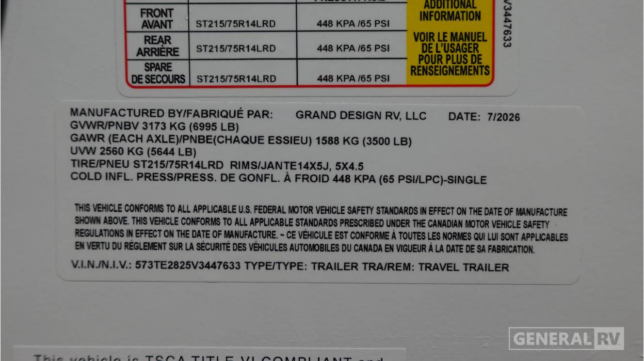 A photo of this 2027 Grand Design IMAGINE 23LDE