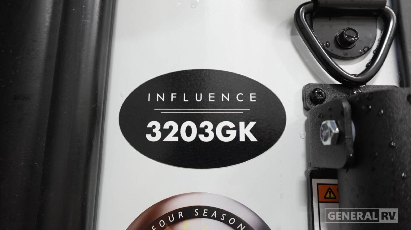 A photo of this 2027 Grand Design Influence 3203GK