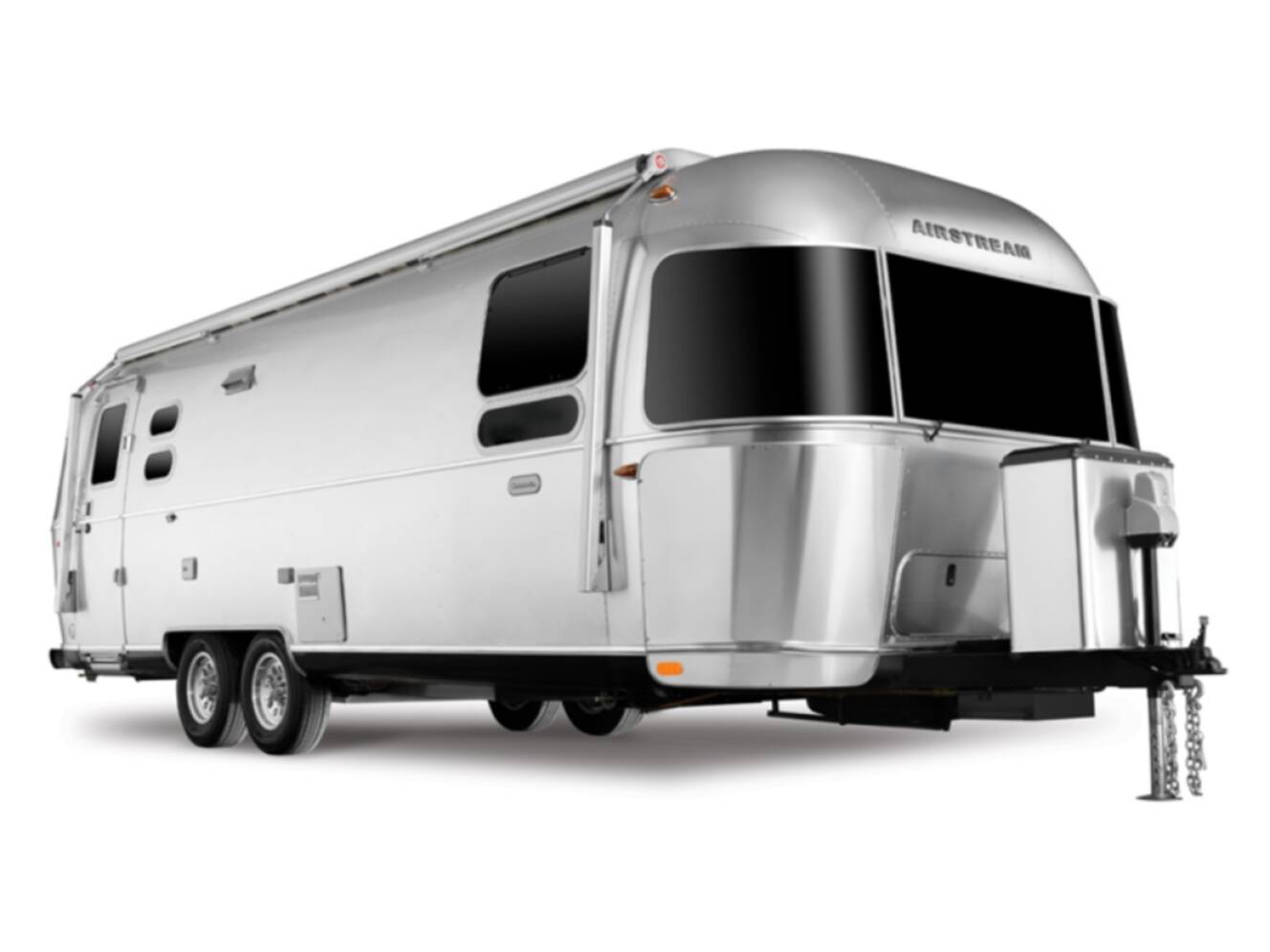 A photo of this 2022 Airstream Globetrotter 27FB Twin