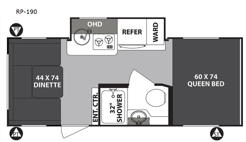 2019 Forest River Rv R Pod RP-190 in claremore OK