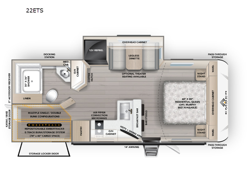 2027 Ember Rv E-Series 22ETS in turlock CA