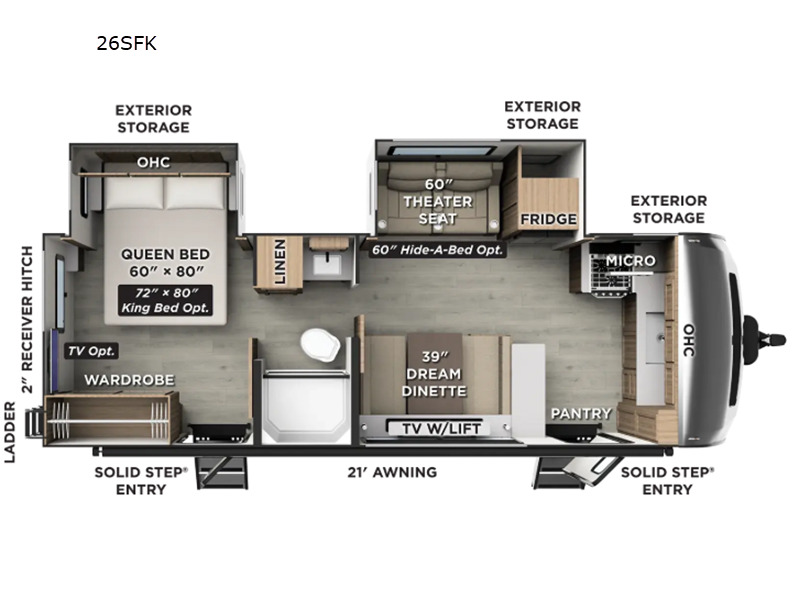 2027 Forest River Rv Flagstaff Super Lite 26SFK in lexington NC