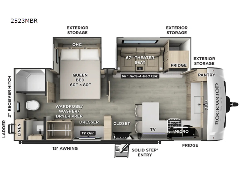 2027 Forest River Rv Rockwood Mini Lite 2523MBR in lawton OK
