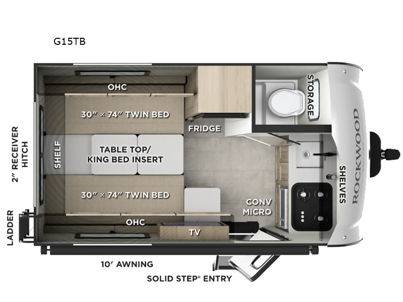 2027 Forest River Rv Rockwood GEO Pro G15TB in cottonwood AZ