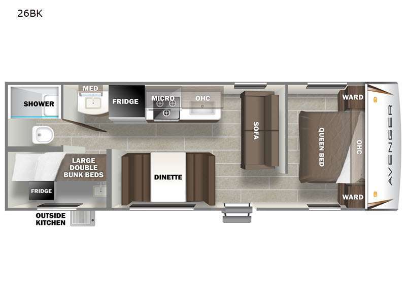 2021 Prime Time Rv Avenger 26BK in saegertown PA