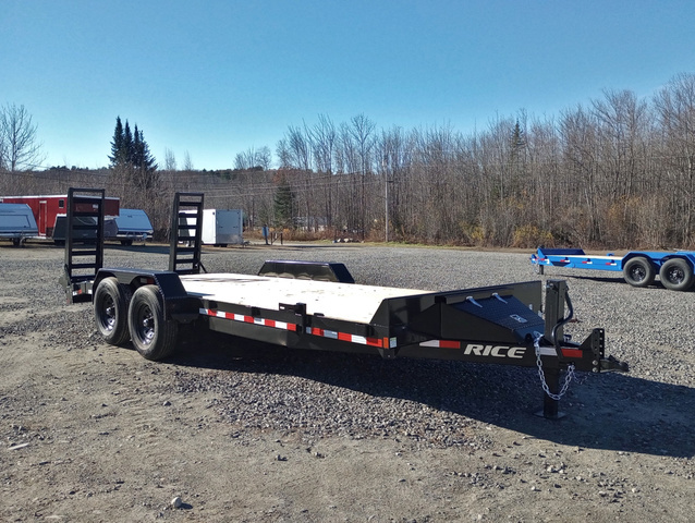 2026 RICE 7X20 14K Powder Coated Equipment Trailer W/Stand-U in Manchester, ME