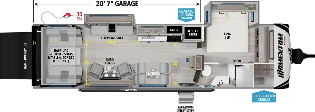 2022 Grand Design Momentum 30G in evansville WY