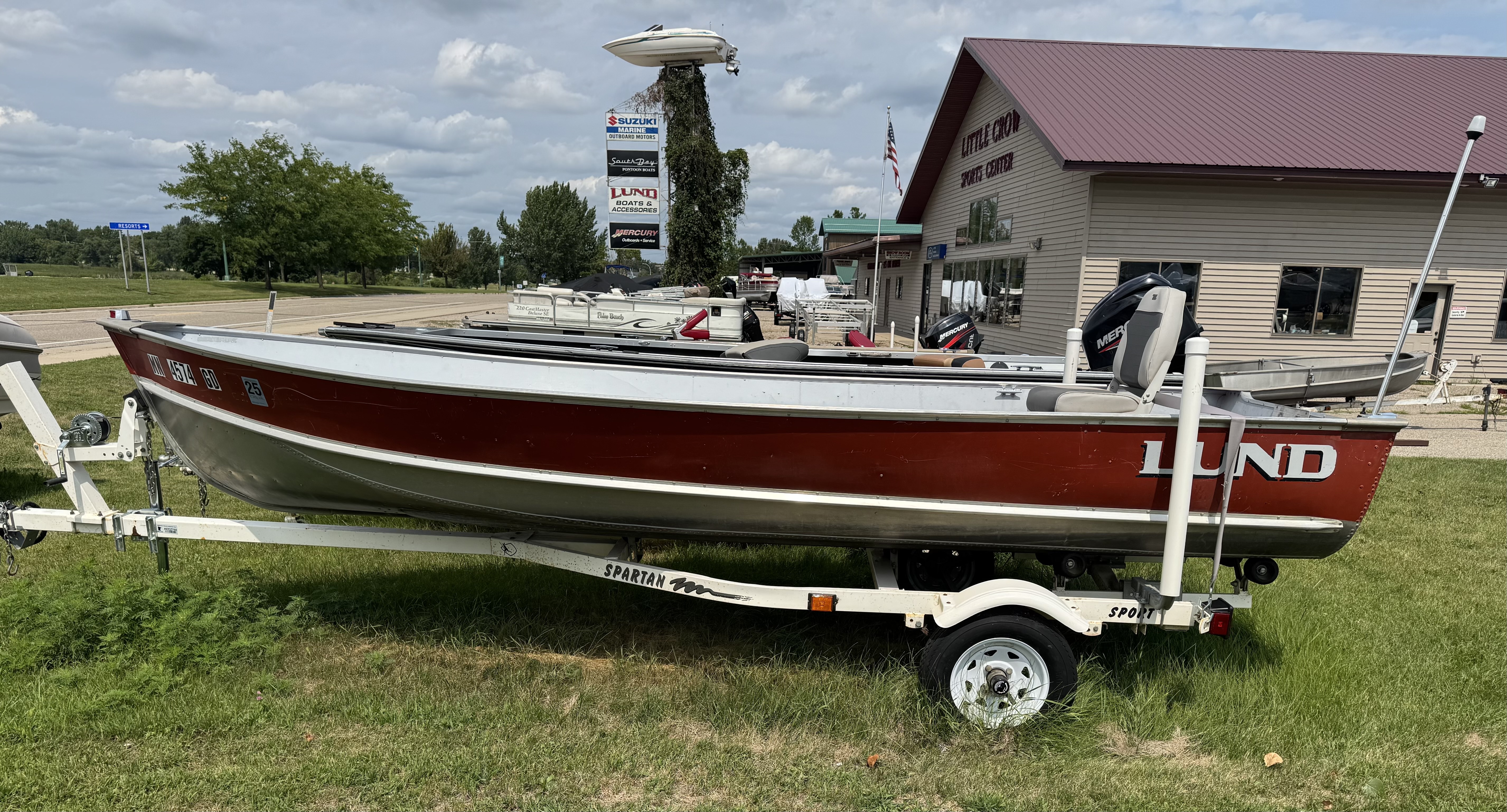 1992 Lund Lund 16 W/ Spartan trailer Other boat