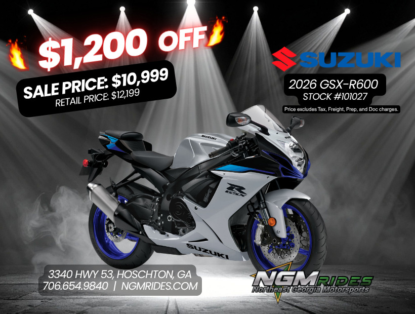 2026 Suzuki GSX-R600 600 in Hoschton, GA