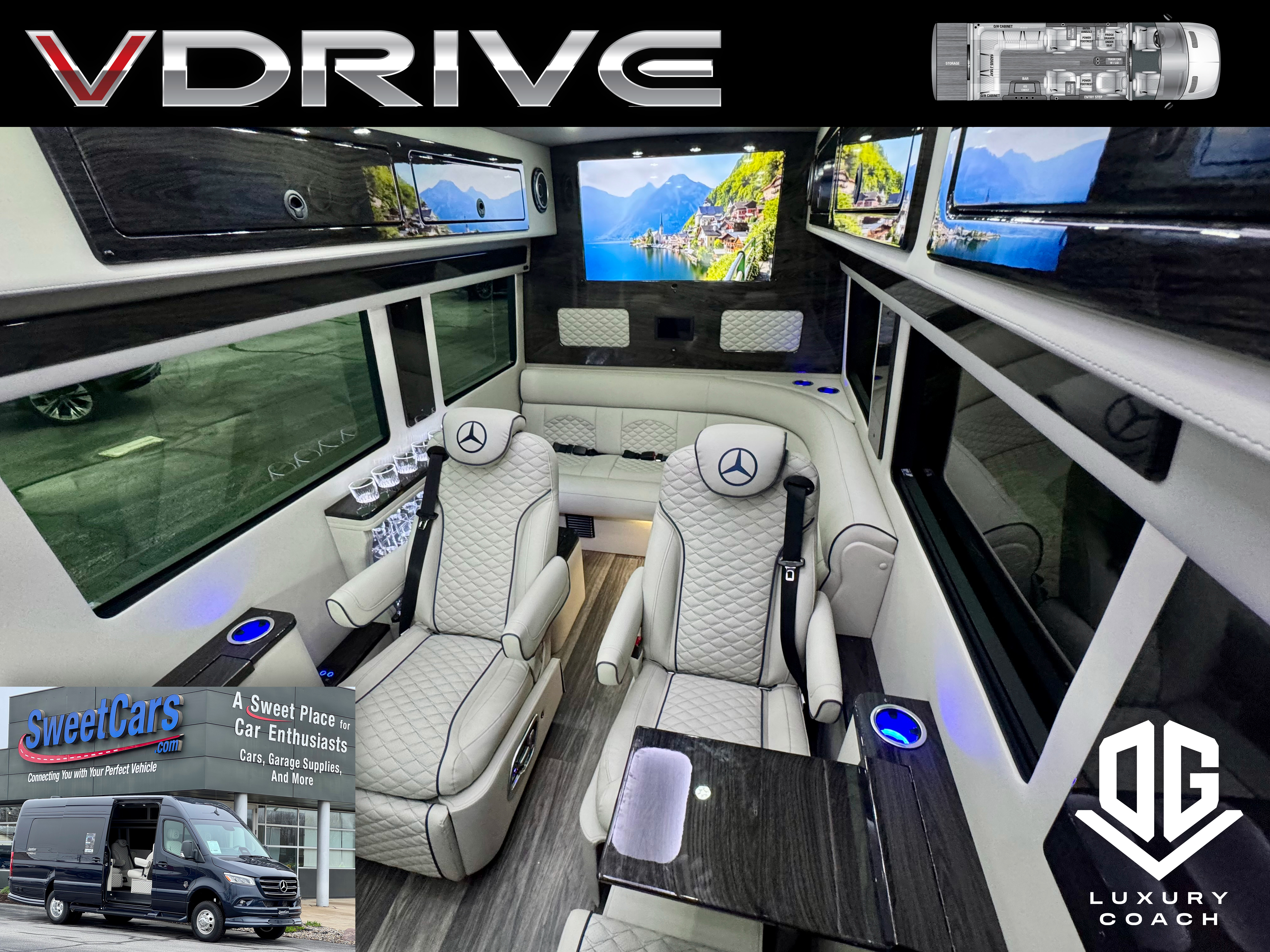2026 Ogv Luxury Coach V-DRIVE 10RJA 170E AWD Conversion Van RV