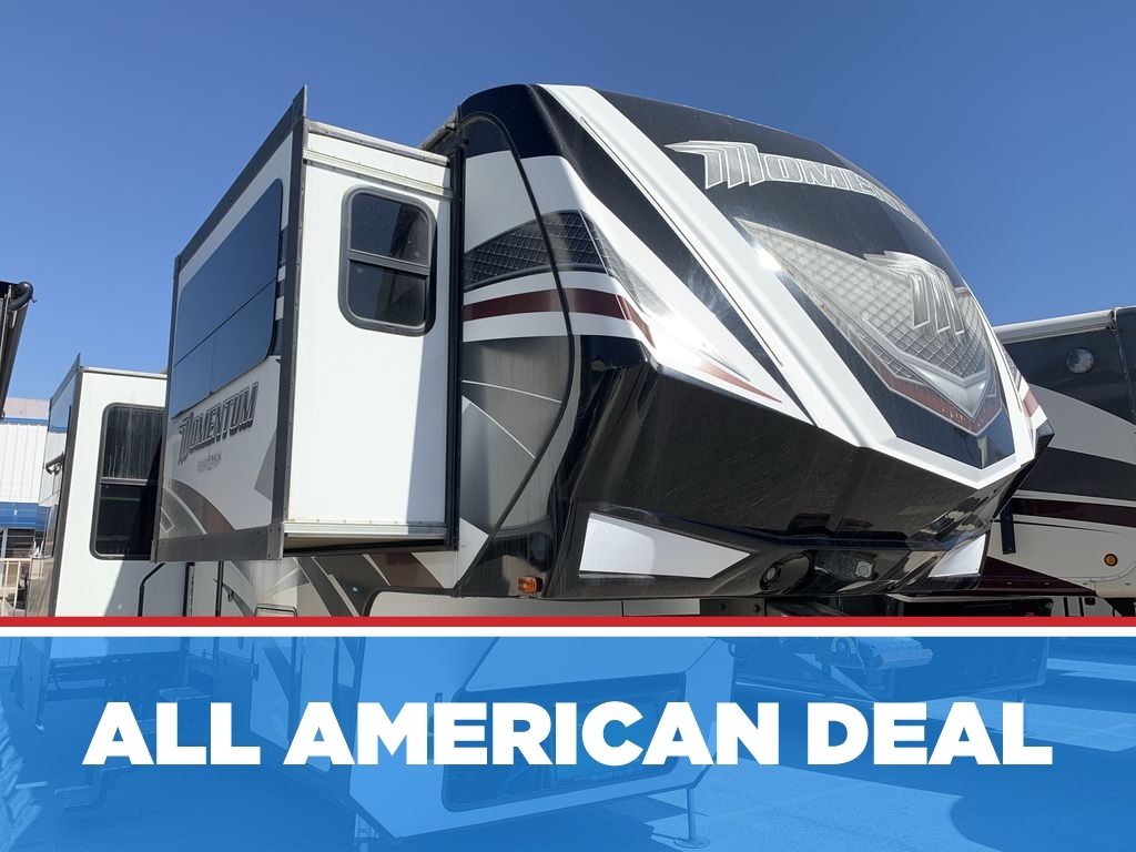 2018 Grand Design Momentum 376TH Fifth Wheel Toy Hauler RV