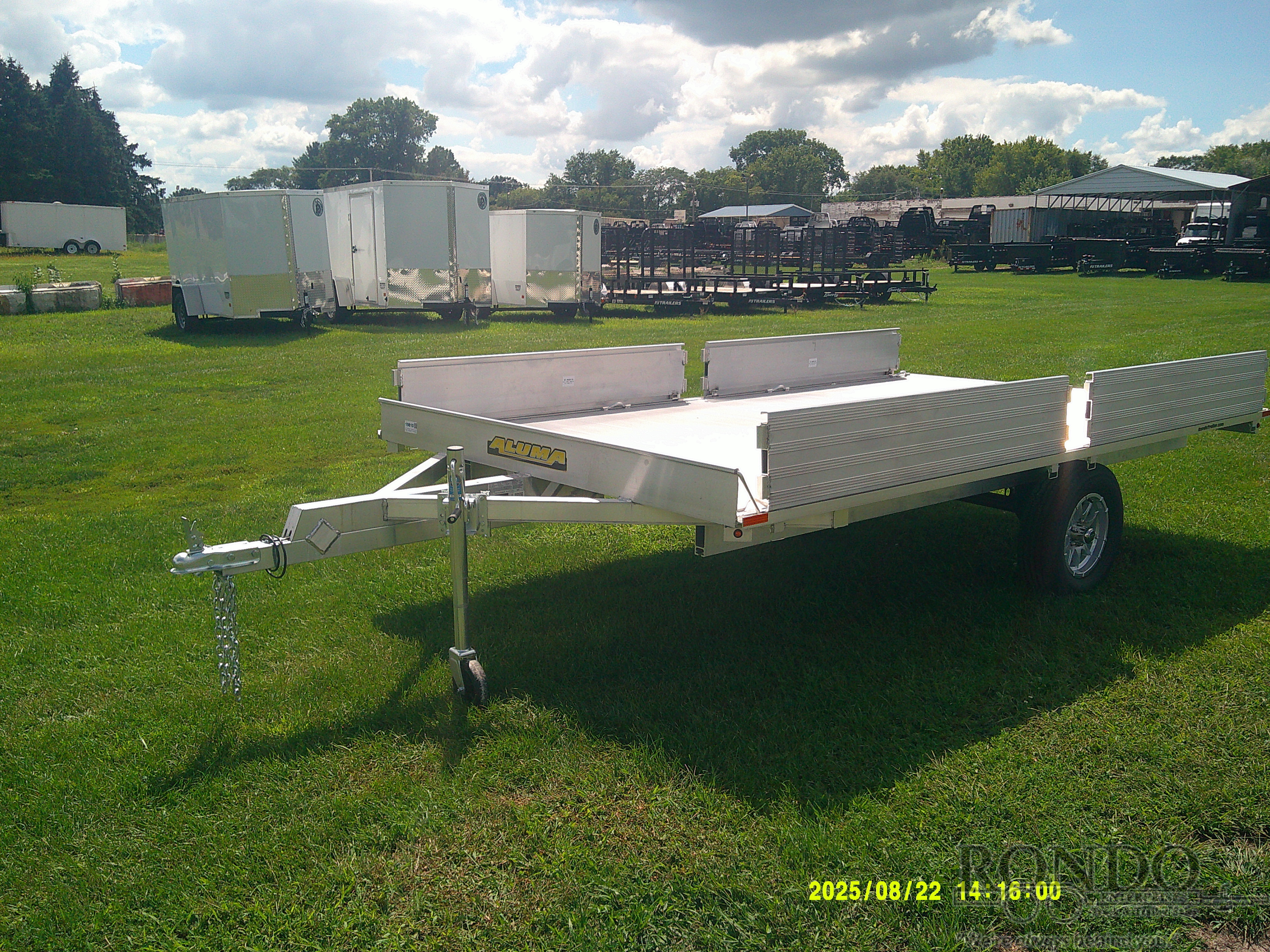 2026 Aluma Aluminum Single Axle Utility A8812S-R in Sycamore, IL