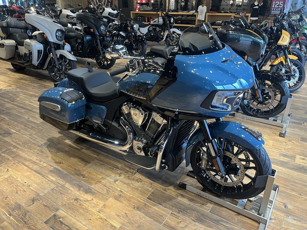 2026 Indian Challenger Limited 112 W/Powerband Audio Storm Blue LIMITED in Bristol, VA