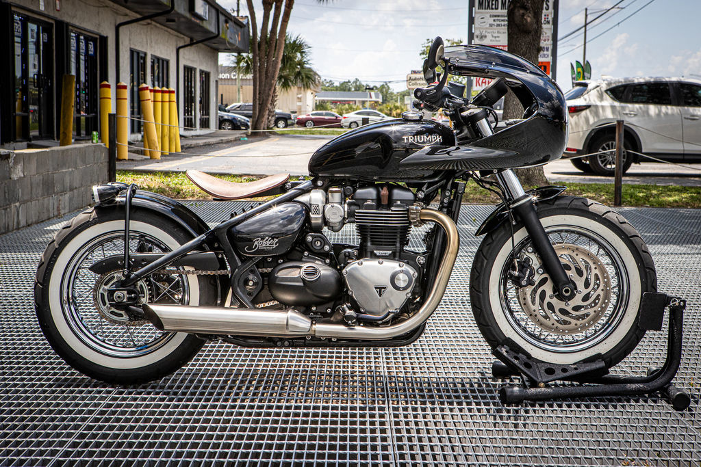 2020 Triumph Bonneville Bobber Black Jet Black Black BLACK in Union Park, FL