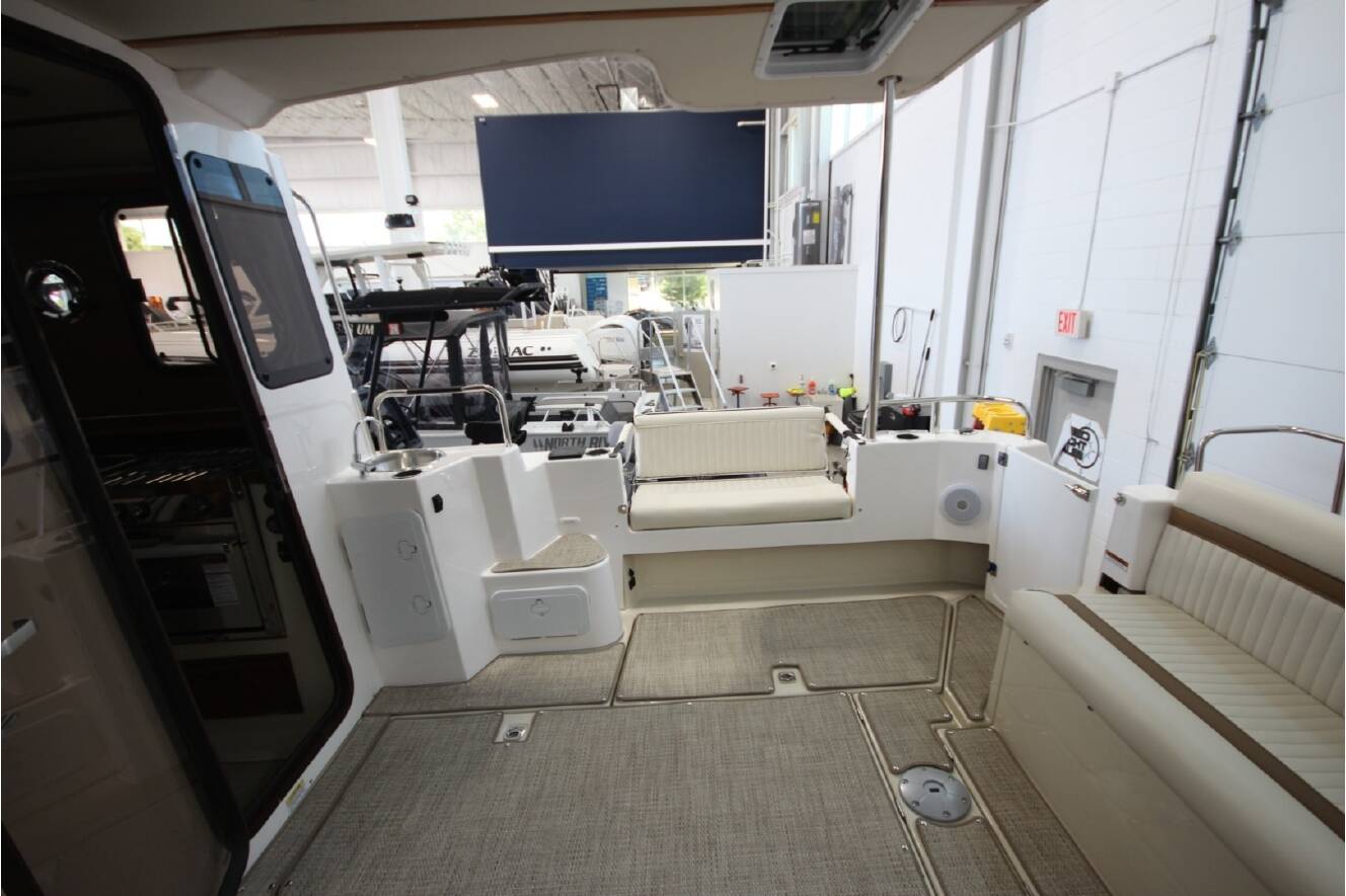A photo of this 2026 Ranger Tugs R-31 Command Bridge Luxury Edition