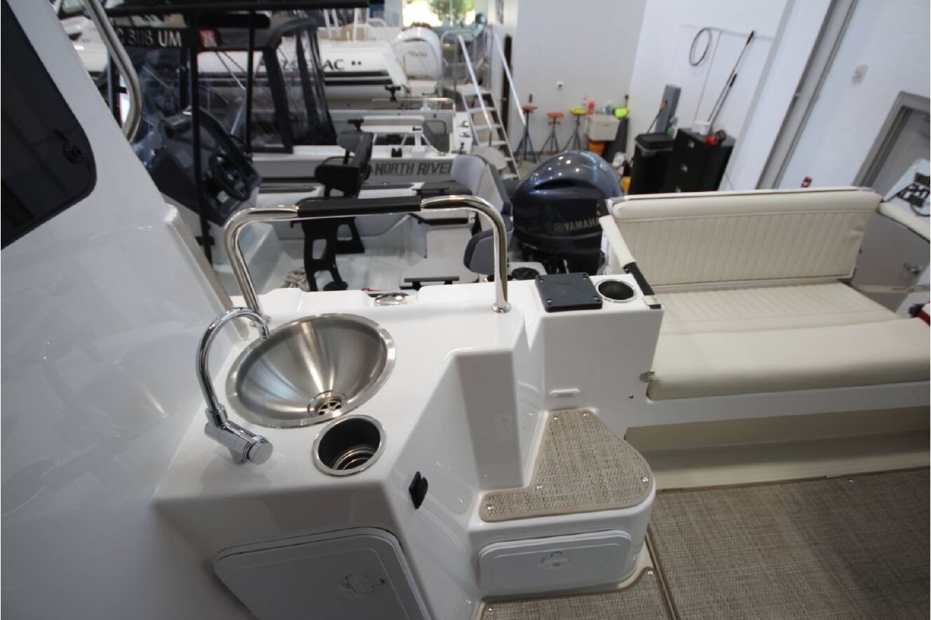 A photo of this 2026 Ranger Tugs R-31 Command Bridge Luxury Edition
