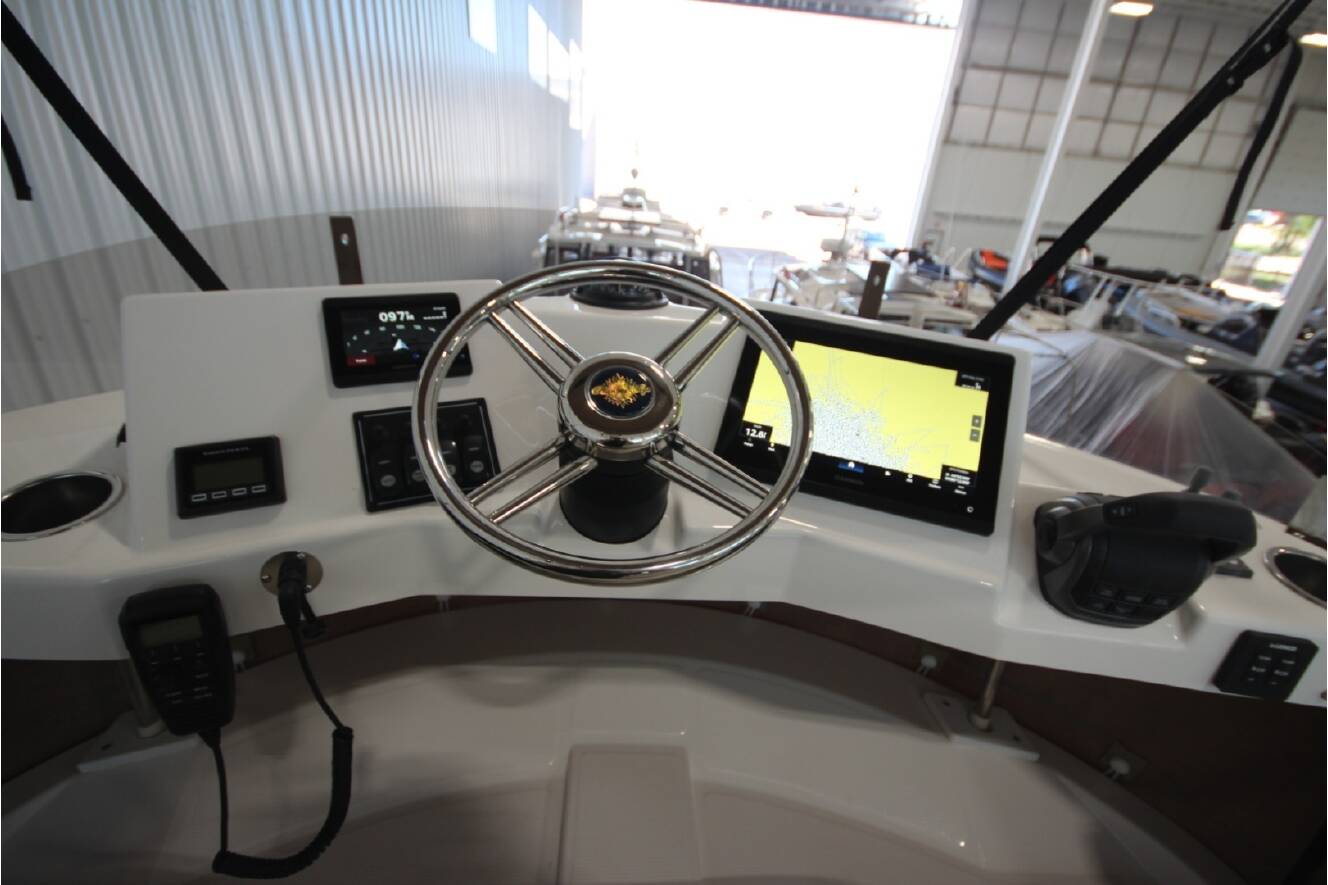 A photo of this 2026 Ranger Tugs R-31 Command Bridge Luxury Edition