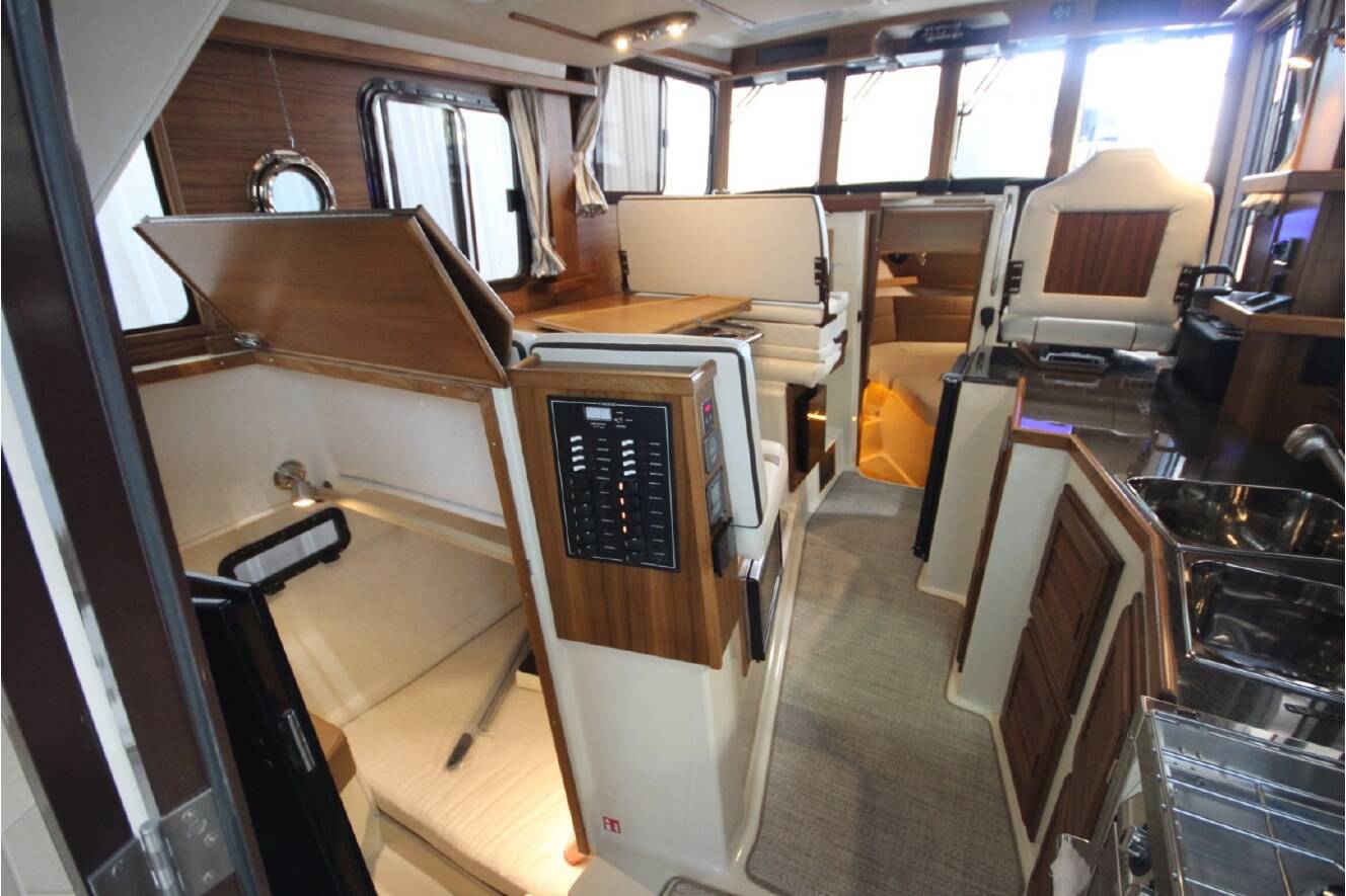 A photo of this 2026 Ranger Tugs R-31 Command Bridge Luxury Edition
