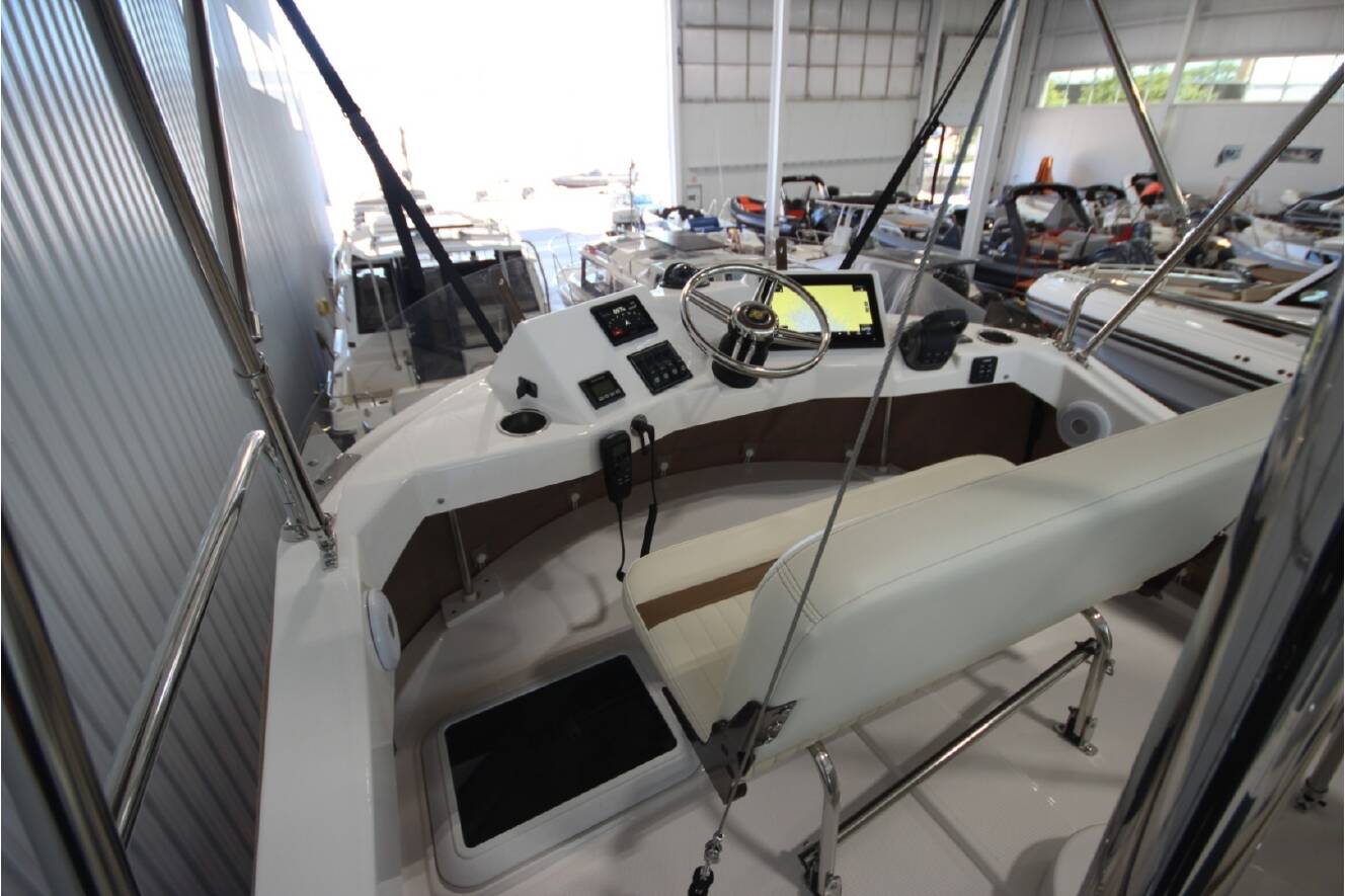 A photo of this 2026 Ranger Tugs R-31 Command Bridge Luxury Edition
