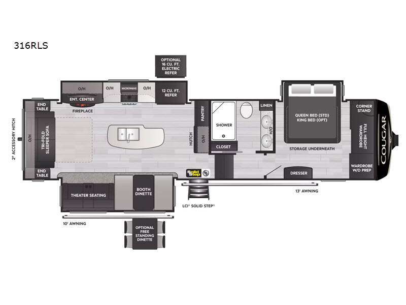 2023 Keystone COUGAR 316RLS RV